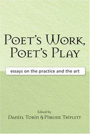 Cover of: Poet's Work, Poet's Play by 