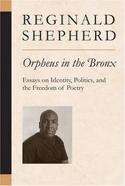 Cover of: Orpheus in the Bronx: Essays on Identity, Politics, and the Freedom of Poetry (Poets on Poetry)