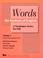 Cover of: Words for Students of English 