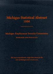 Cover of: Michigan Statistical Abstract 1996 (Michigan Statistical Abstract) by MESC (Michigan Employment Security Commission)