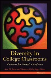 Cover of: Diversity in College Classrooms: Practices for Today's Campuses