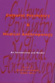 Cover of: Cultural Psychiatry Medical Anthropology by 