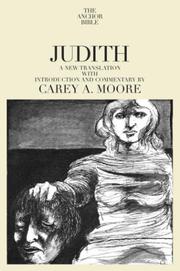 Cover of: Judith by Carey A. Moore