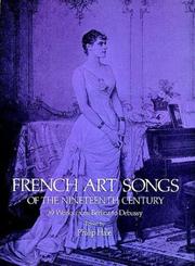 Cover of: French Art Songs of the Nineteenth Century