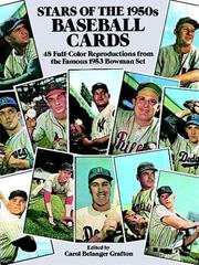 Cover of: Stars of the 1950s Baseball Cards: 48 Full-Color Reproductions from the Famous 1953 Bowman Set