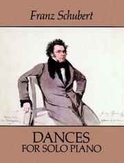 Cover of: Dances for Solo Piano by Franz Schubert