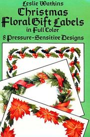 Cover of: Christmas Floral Gift Labels in Full Color: 8 Pressure-Sensitive Designs