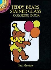 Cover of: Teddy Bears Stained Glass Coloring Book by Ted Menten