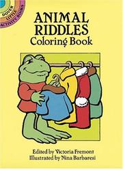 Cover of: Animal Riddles Coloring Book (Dover Little Activity Books) by Victoria Fremont, Nina Barbaresi