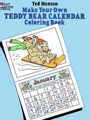 Cover of: Make Your Own Teddy Bear Calendar Coloring Book