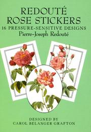 Cover of: Redoute Rose Stickers: 16 Pressure-Sensitive Designs (Pocket-Size Sticker Collections)