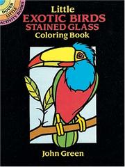 Cover of: Little Exotic Birds Stained Glass Coloring Book