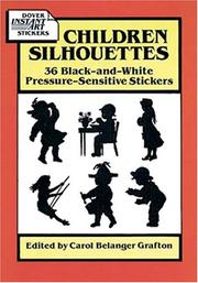 Cover of: Children Silhouettes: 36 Black-and-White Pressure-Sensitive Stickers (Dover Instant Art Stickers)