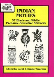 Cover of: Indian Motifs: 37 Black-and-White Pressure-Sensitive Stickers