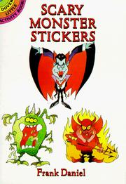 Cover of: Scary Monster Stickers