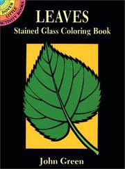 Cover of: Leaves Stained Glass Coloring Book by John Green