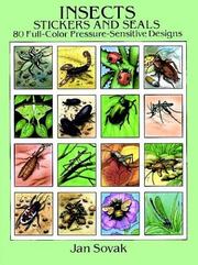 Cover of: Insects Stickers and Seals by Jan Sovak