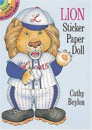 Cover of: Lion Sticker Paper Doll