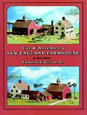 Cover of: Cut & Assemble New England Farmhouse by Edmund V. Gillon