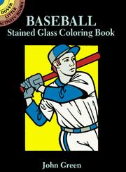 Cover of: Baseball Stained Glass Coloring Book by John Green