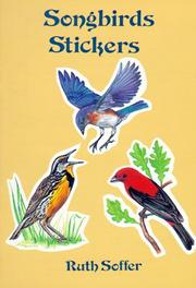 Cover of: Songbirds Stickers by Ruth Soffer