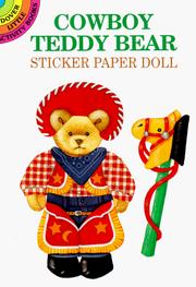 Cover of: Cowboy Teddy Bear Sticker Paper Doll