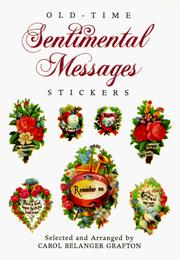 Cover of: Old-Time Sentimental Messages Stickers