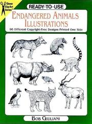 Cover of: Ready-to-Use Endangered Animals Illustrations: 96 Different Copyright-Free Designs Printed One Side (Clip Art Series)