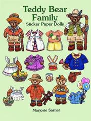 Cover of: Teddy Bear Family Sticker Paper Dolls
