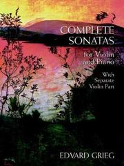 Cover of: Complete Sonatas for Violin and Piano: With Separate Violin Part (Chember Music Scores)