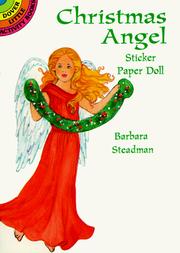 Cover of: Christmas Angel Sticker Paper Doll by Barbara Steadman