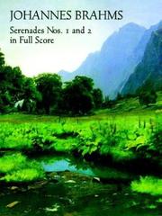 Cover of: Serenades Nos. 1 and 2 in Full Score by Johannes Brahms