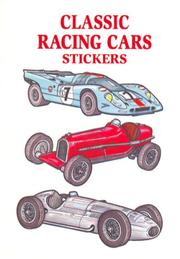 Cover of: Classic Racing Cars Stickers by Bruce LaFontaine