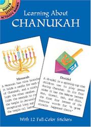 Cover of: Learning About Chanukah by Barbara Soloff Levy