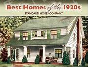 Cover of: Best Homes of the 1920s