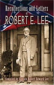 Cover of: Recollections and Letters of Robert E. Lee