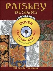 Cover of: Paisley Designs CD-ROM and Book (Pictorial Archive Series) by K. Prakash
