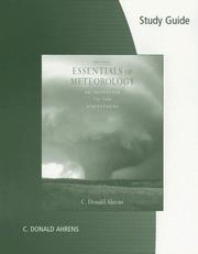 Cover of: Study Guide for Ahrens' Essentials of Meteorology, 5th
