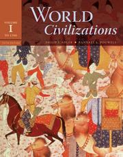 Cover of: World Civilizations: Volume I: To 1700