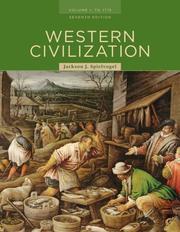 Cover of: Western Civilization: Volume I: To 1715