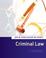 Cover of: Criminal Law