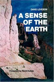 Cover of: A Sense of the Earth by David Leveson