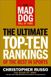 Cover of: The Mad Dog Hall of Fame: The Ultimate Top-Ten Rankings of the Best in Sports