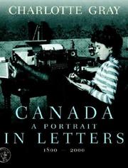 Cover of: Canada: a portrait in letters, 1800-2000