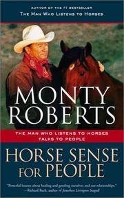 Cover of: Horse Sense for People  by Monty Roberts