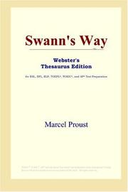 Cover of: Swann's Way (Webster's Thesaurus Edition) by Marcel Proust