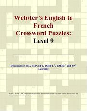 Cover of: Webster's English to French Crossword Puzzles: Level 9