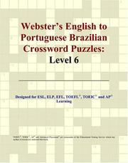 Cover of: Webster's English to Portuguese Brazilian Crossword Puzzles: Level 6