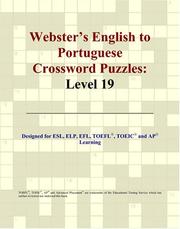 Cover of: Webster's English to Portuguese Crossword Puzzles: Level 19