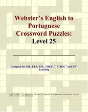 Cover of: Webster's English to Portuguese Crossword Puzzles by Philip M. Parker, Philip M. Parker